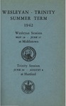 Trinity College Bulletin, 1942 (Wesleyan-Trinity Summer Term) by Trinity College