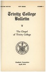 Trinity College Bulletin, 1940-1941 (The Chapel of Trinity College) by Trinity College
