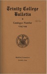 Trinity College Bulletin, 1943-44 (Catalogue) by Trinity College