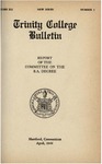 Trinity College Bulletin, 1943-44 (Report of the Committee on the B.A. Degree)