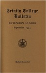 Trinity College Bulletin, 1943-44 (Extension Number) by Trinity College