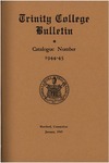 Trinity College Bulletin, 1944-45 (Catalogue) by Trinity College