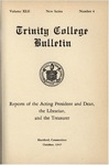 Trinity College Bulletin, 1944-45 (Report of the Acting President and Dean)