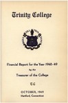 Trinity College Bulletin, 1948-49 (Financial Report)