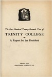 Trinity College Bulletin, 1950 (President's Report)