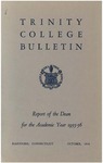 Trinity College Bulletin, 1955-1956 (Report of the Dean)