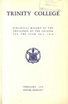 Trinity College Bulletin, 1957-1958 (Report of the Treasurer)