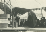 Trinity College Chapel cornerstone ceremony, June 15, 1930 by William G. Dudley (photographer) and Frohman, Robb and Little (architectural firm)