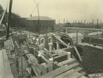 Trinity College Chapel construction, September 13, 1930 by William G. Dudley (photographer) and Frohman, Robb and Little (architectural firm)