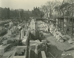 Trinity College Chapel construction, November 3, 1930 by William G. Dudley (photographer) and Frohman, Robb and Little (architectural firm)