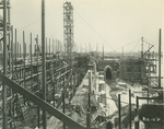 Trinity College Chapel construction, February 12, 1931 by William G. Dudley (photographer) and Frohman, Robb and Little (architectural firm)
