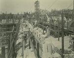 Trinity College Chapel construction, May 1, 1931