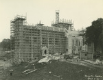 Trinity College Chapel construction, October 1, 1931 by William G. Dudley (photographer) and Frohman, Robb and Little (architectural firm)