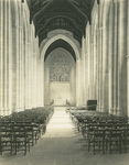 Trinity College Chapel construction, 1932