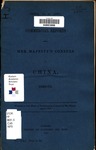 Commercial reports from her Majesty's consuls in China, 1869-1870. by Harrison and Sons