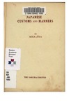 Japanese customs and manners by Moku Jōya