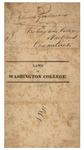 Laws of Washington College, 1826 by Trinity College