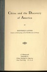 China and the discovery of America by Berthold Laufer
