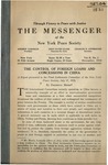 The control of foreign loans and concessions in China : a report presented to the Final Settlements Committee of the New York Peace Society, July 17, 1918 by Frederick Moore