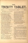 Trinity Tablet, May 1869