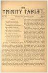 Trinity Tablet, February 1870