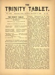 Trinity Tablet, November 12, 1881 by Trinity College