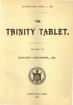 Trinity Tablet, 1882 Index by Trinity College