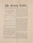Trinity Tablet, November 19, 1887 by Trinity College