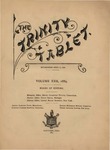 Trinity Tablet, January 26, 1889 by Trinity College