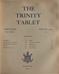 Trinity Tablet, February 24, 1894 Advertisements by Trinity College