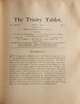 Trinity Tablet, April 7, 1894 Advertisements by Trinity College
