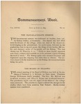 Trinity Tablet, Commencement Issue, June 23 1895 by Trinity College