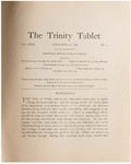 Trinity Tablet, December 21, 1897 by Trinity College