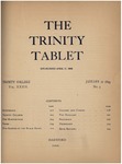 Trinity Tablet, January 21, 1899 by Trinity College