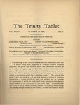 Trinity Tablet, October 20, 1900