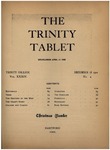 Trinity Tablet, December 18, 1900 by Trinity College