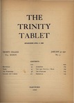 Trinity Tablet, January 30, 1901