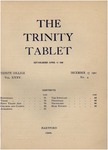 Trinity Tablet, December 17, 1901 by Trinity College