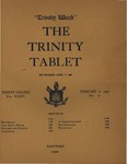 Trinity Tablet, February 11, 1902 by Trinity College