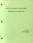 Survey of the Trinity College Alumnae, Spring 1990 by Trinity College, Hartford Connecticut
